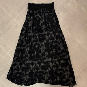 George Black and Gray Maxi Skirt